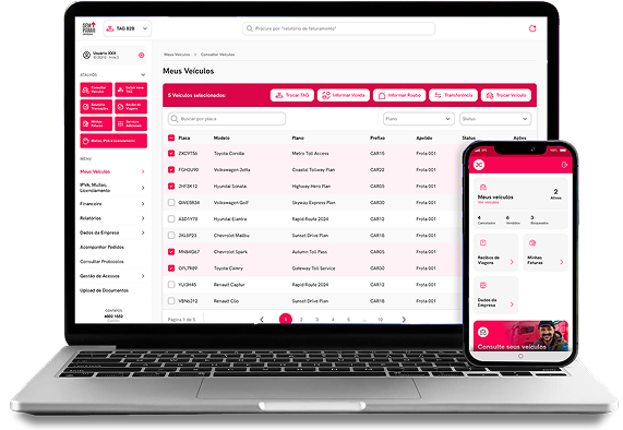 Portal do Cliente e App Sem Parar Empresas